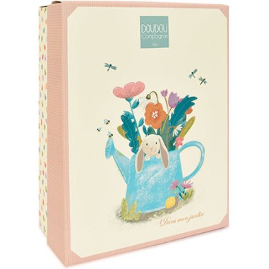 Découvrez la peluche lapin rose Lapin Ciboulette et son doudou ! - Doudou et Compagnie