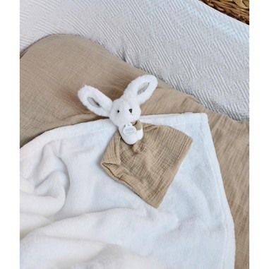 Plaid & Doudou - Happy Wild - plaid banc - taille 100x70 cm - Doudou et Compagnie