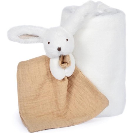 Plaid & Doudou - Happy Wild - plaid banc - taille 100x70 cm - Doudou et Compagnie