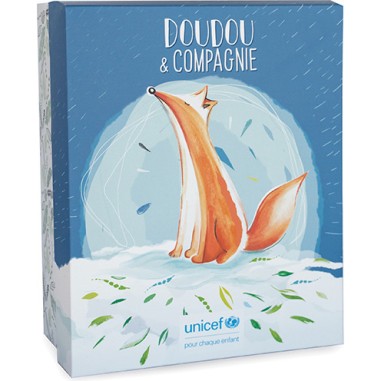 Peluche renard avec Bébé - Doudou Et Compagnie