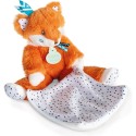 Peluche Renard avec Doudou Tiwipi Orange - 21 cm - Doudou Et Compagnie