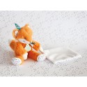 Peluche Renard avec Doudou Tiwipi Orange - 21 cm - Doudou Et Compagnie