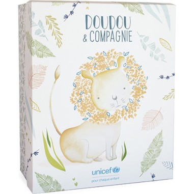 Unicef Bebe & Moi - Lion - taille 25 cm - Doudou et Compagnie