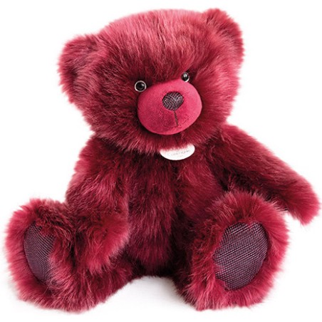 Ours en peluche bois de rose - Collection - Doudou Et Compagnie