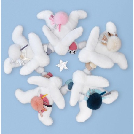 Pantin Pompon Terracota Happy Boho - Doudou Et Compagnie