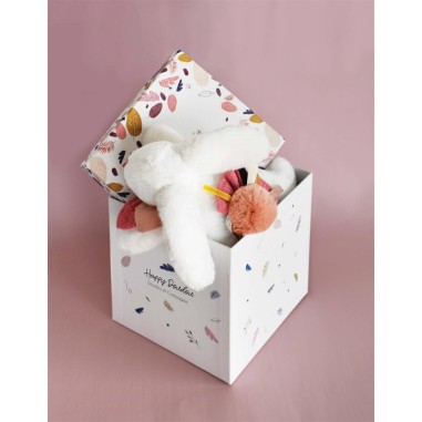 Pantin Pompon Terracota Happy Boho - Doudou Et Compagnie
