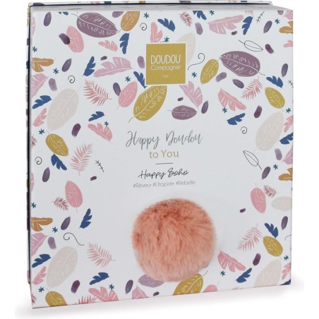 Happy Boho Doudou Pompon Terracota - Doudou Et Compagnie