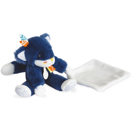 Tiwipi Loup avec mouchoir - Doudou Et Compagnie