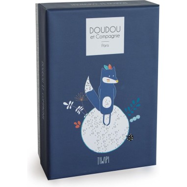 Tiwipi Loup avec mouchoir - Doudou Et Compagnie