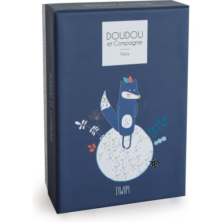 Tiwipi Loup avec mouchoir - Doudou Et Compagnie