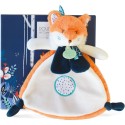 Doudou plat Renard Tiwipi Orange - 23 cm - Doudou Et Compagnie