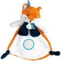 Doudou plat Renard Tiwipi Orange - 23 cm - Doudou Et Compagnie