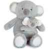 Peluche koala avec Bébé Gris - 25 cm - Unicef - Doudou Et Compagnie