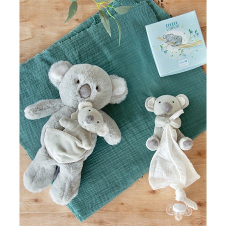 Unicef Peluche koala avec Bébé 25 cm - Doudou Et Compagnie
