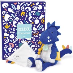 Sashou, pantin dinosaure avec Doudou : Les Calinosaures - Doudou et Compagnie