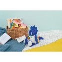 Peluche de dinosaure bleu avec doudou - Sashou - 25 cm - Doudou et Compagnie