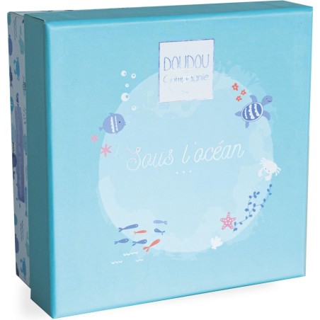 Poisson clown mignon avec doudou corail - Doudou Et Compagnie