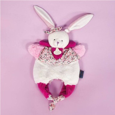 Doudou Lapin Amusette 3 En 1 - Doudou et Compagnie