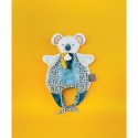 Doudou Koala marionnette Bleu - Petit sac - Amusette 3 En 1- 30 cm - Doudou et Compagnie