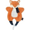 Doudou Renard marionnette Orange - Petit sac - Amusette 3 En 1 - Doudou et Compagnie