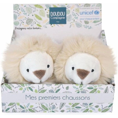 Chaussons bébé Lion - Doudou et Compagnie