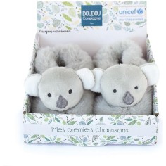 Unicef Chaussons bébé en Koala 0-6 mois - Doudou et Compagnie