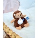 Veilleuse en peluche Hérisson Marron - 15 cm - Unicef - Doudou et Compagnie