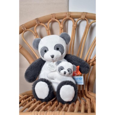 Unicef Peluche Panda avec bébé 25 cm - Doudou et Compagnie