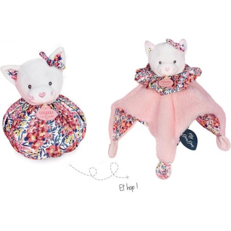 Doudou Chat Boule 3 en 1 - Doudou et Compagnie