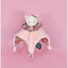 Doudou Chat rose - Cocon - Balle d'éveil - 3 En 1 - Doudou et Compagnie