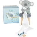 Doudou attache sucette peluche Koala Gris - 12 cm - Unicef - Doudou Et Compagnie