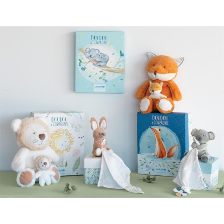 Unicef Doudou attache sucette Koala 12 cm - Doudou Et Compagnie