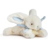 Peluche Lapin Bonbon Bleu Blanc - 16 cm - Doudou Et Compagnie