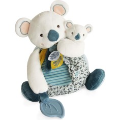 Yoca le Koala avec bébé et anneau de dentition - Doudou Et Compagnie 2