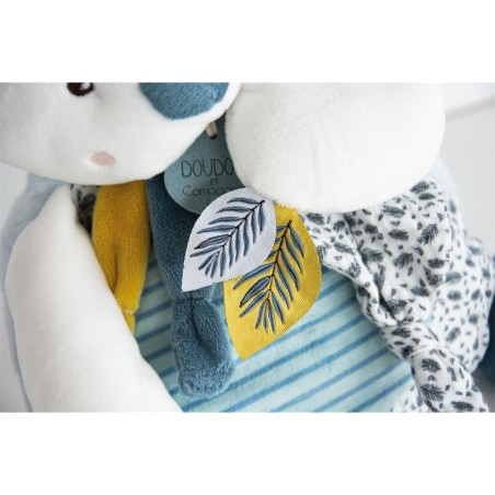 Yoca le Koala avec bébé et anneau de dentition - Doudou Et Compagnie