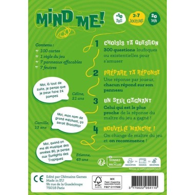 Mind Me - Jeux de société - Kyhu