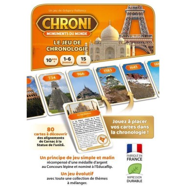 Chroni - Monuments du Monde - Jeux de société - On The Go Editions