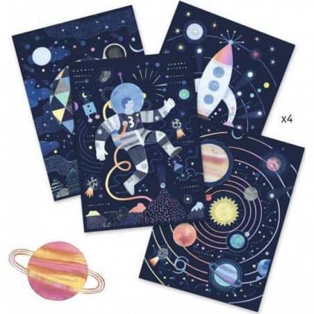 Cartes à Gratter Mission Cosmique