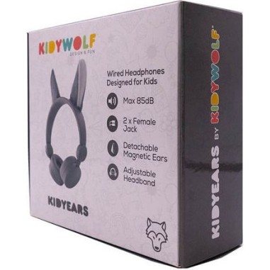 Kidyears Wolf Casque audio Loup - Accessoire enfant - Kidywolf