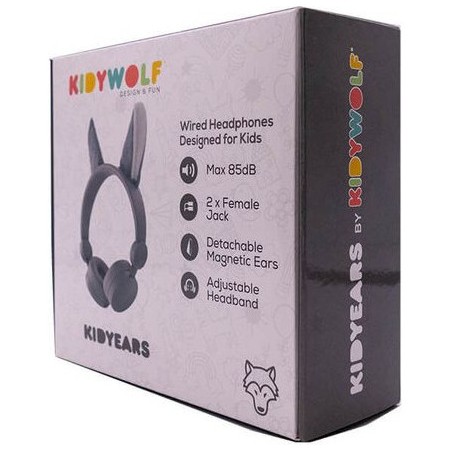 Kidyears Wolf Casque audio Loup - Accessoire enfant - Kidywolf