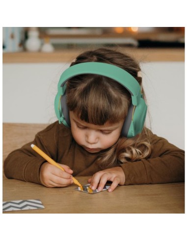 Casque antibruit enfant Kidynoise Vert personnalisable - Kidywolf