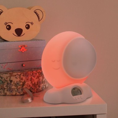 : réveil éducatif et veilleuse - Kidywolf