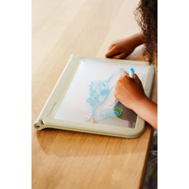 Tablette à dessin pour enfant lumineuse nomade - Vert - Kidywolf