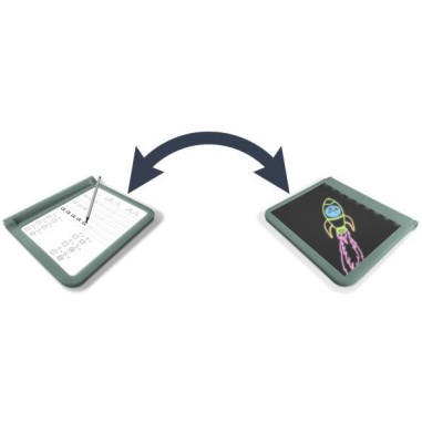 Tablette à dessin pour enfant lumineuse nomade - Vert - Kidywolf