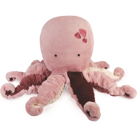 Tresors Marins - Pieuvre Rose Xxl - dia 124 X h:70 cm - Histoire D'ours