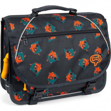 Cartable Lily Geo Bear Navy - Stones and Bones