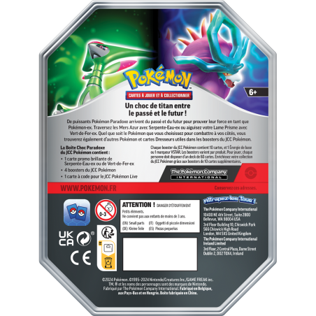 Pokémon : Pokébox Choc Paradoxe - Vert-Fer Ex - Q2 2024 - 2 visuels - Pokémon