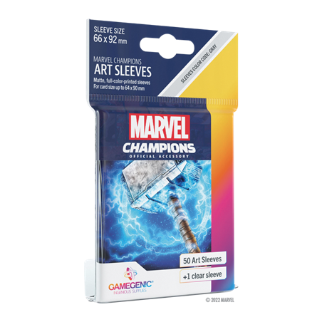 Protège cartes 50 sleeves Marvel Champions Thor - Gamegenic