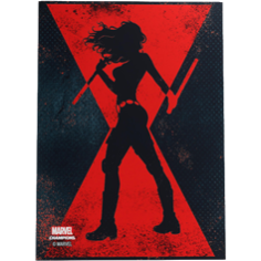 Protège cartes 50 sleeves Marvel Champions Black Widow - Gamegenic 2
