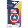 Protège cartes 50 sleeves Marvel Champions Captain America - Gamegenic